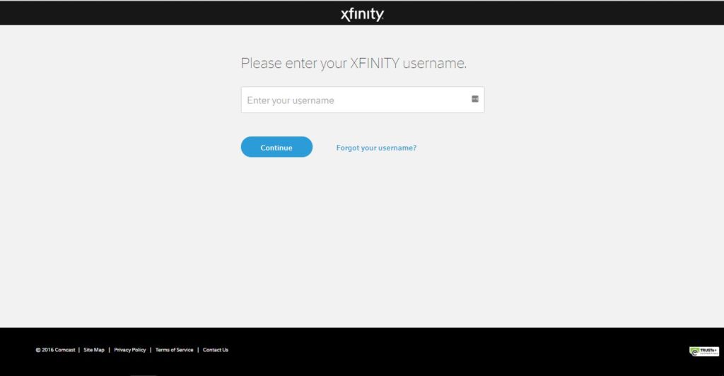 comcast xfinity login