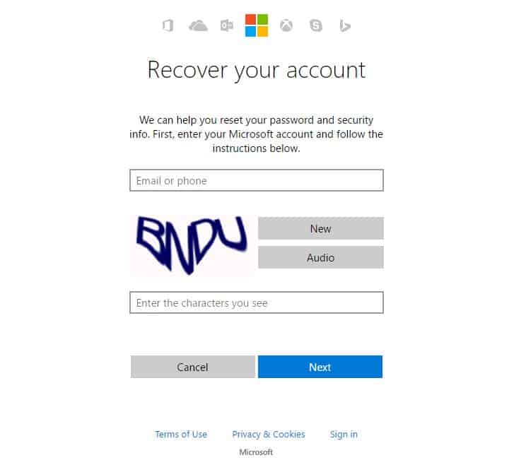 log in outlook