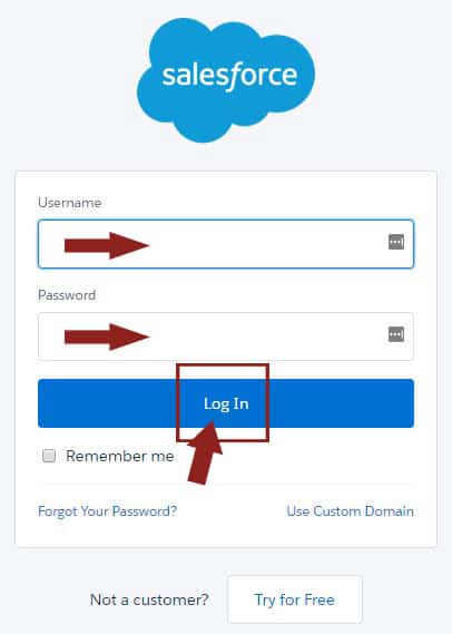 quip salesforce login