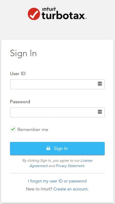 TurboTax login