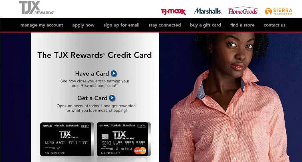 Tj Maxx credit card login