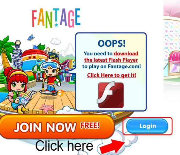 fantage homepage login