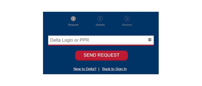 Deltanet Employee Register button