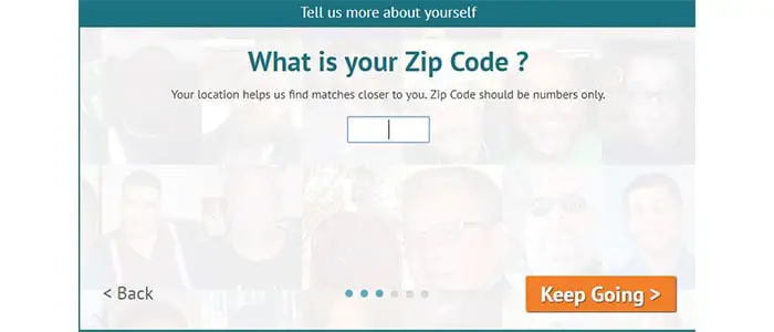 BBPeopleMeet Sing up ZIP Code